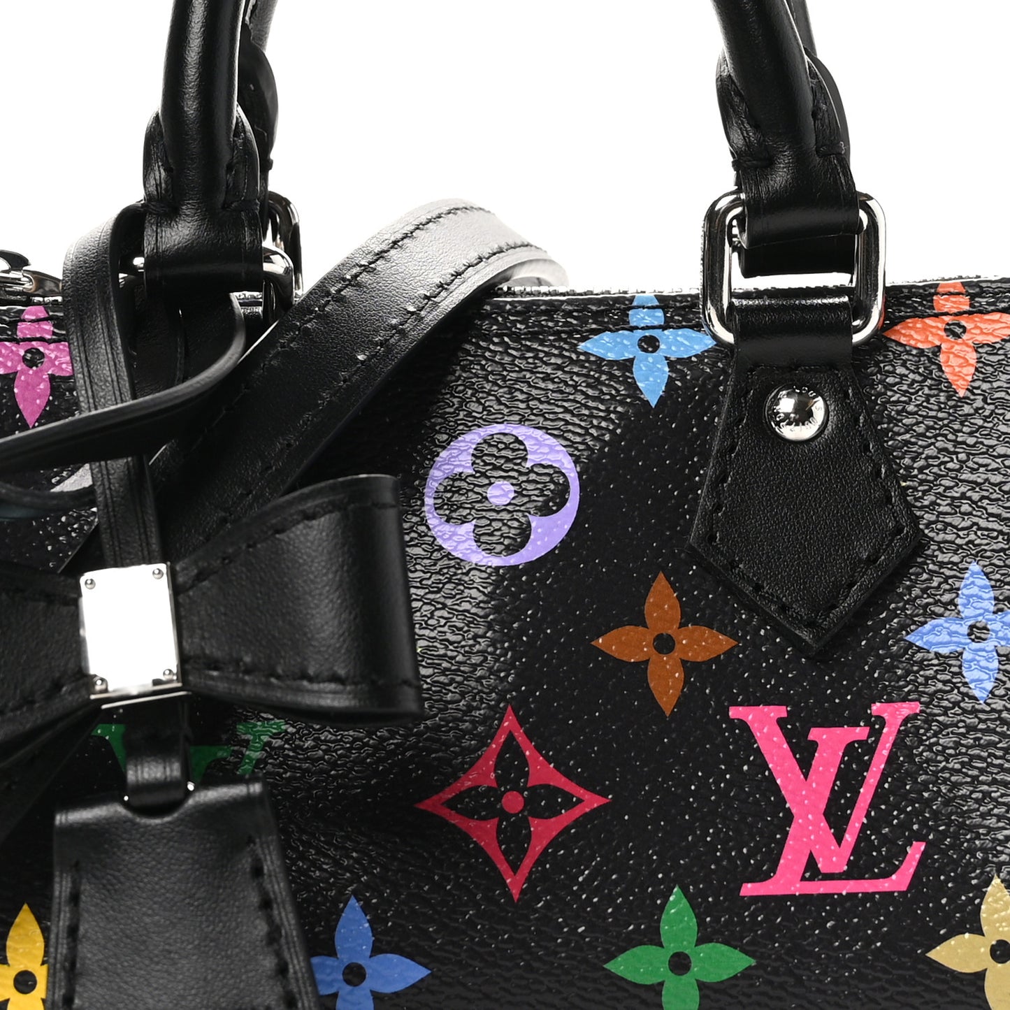 LV X TM Monogram Multicolor Nano Speedy Black