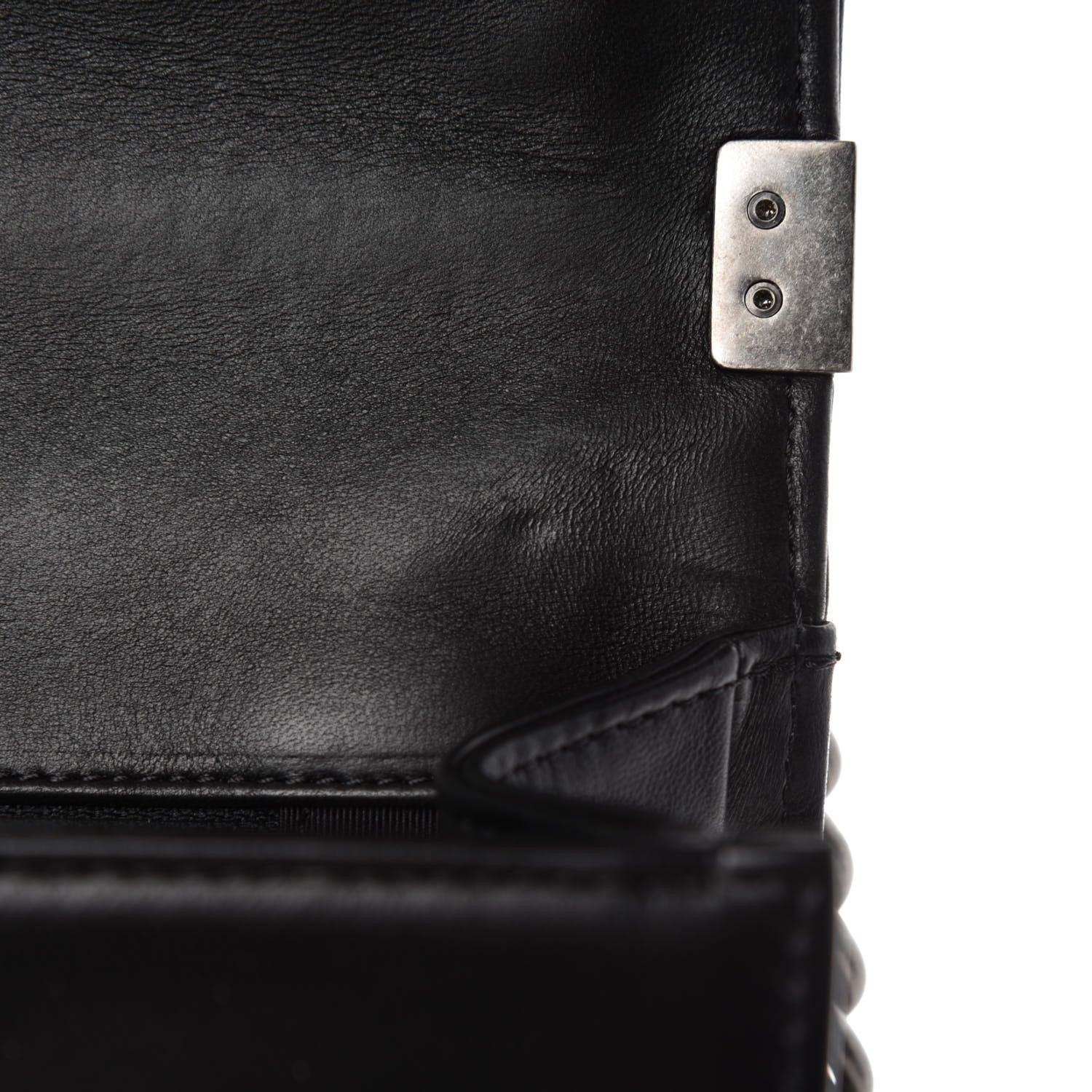 Chanel Lambskin Quilted Large Boy Flap Black 8 of 11