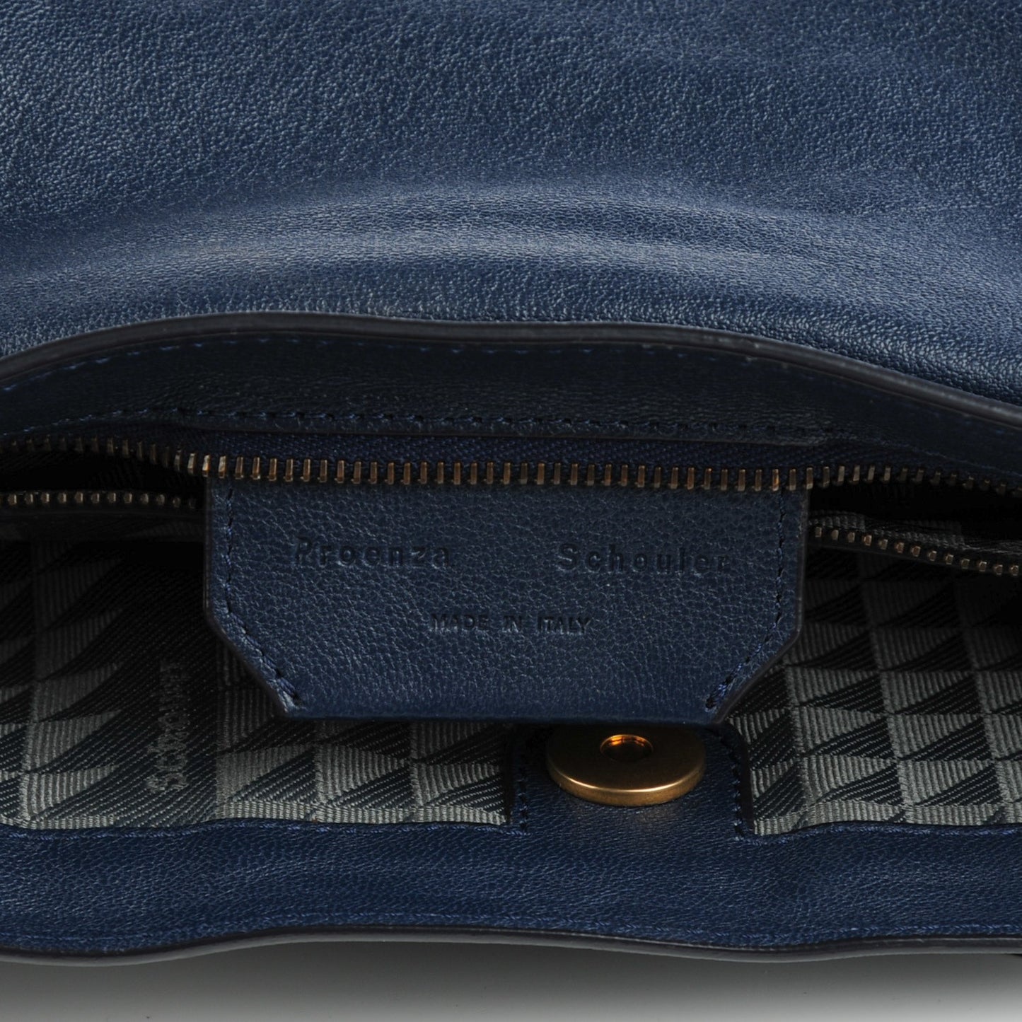 Lambskin Large PS1 Satchel Midnight