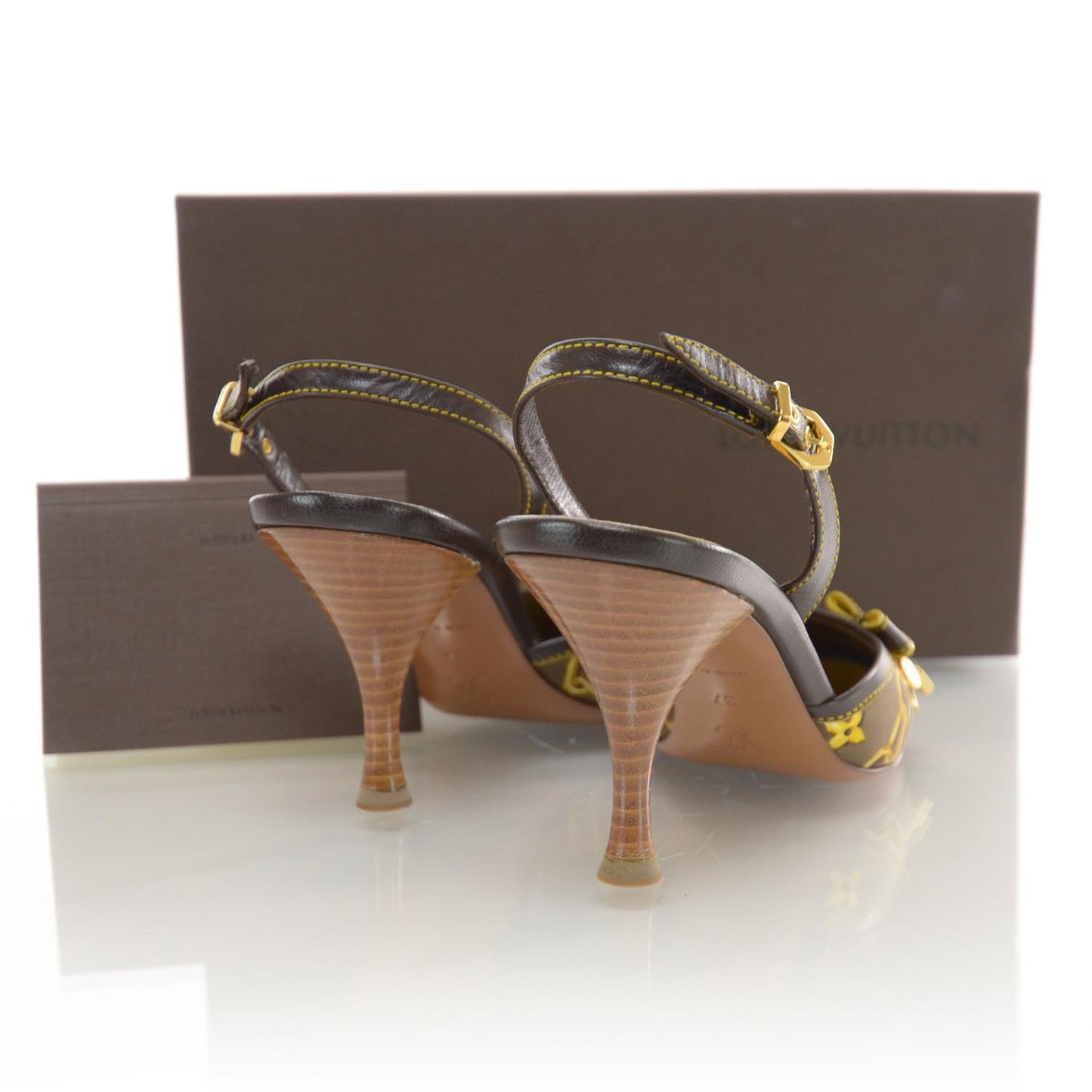 Silk Charms Slingback Pumps 37