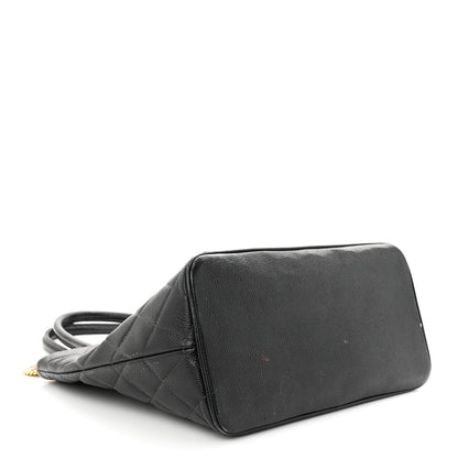 Chanel Caviar Quilted Medallion Tote Black 4 of 13