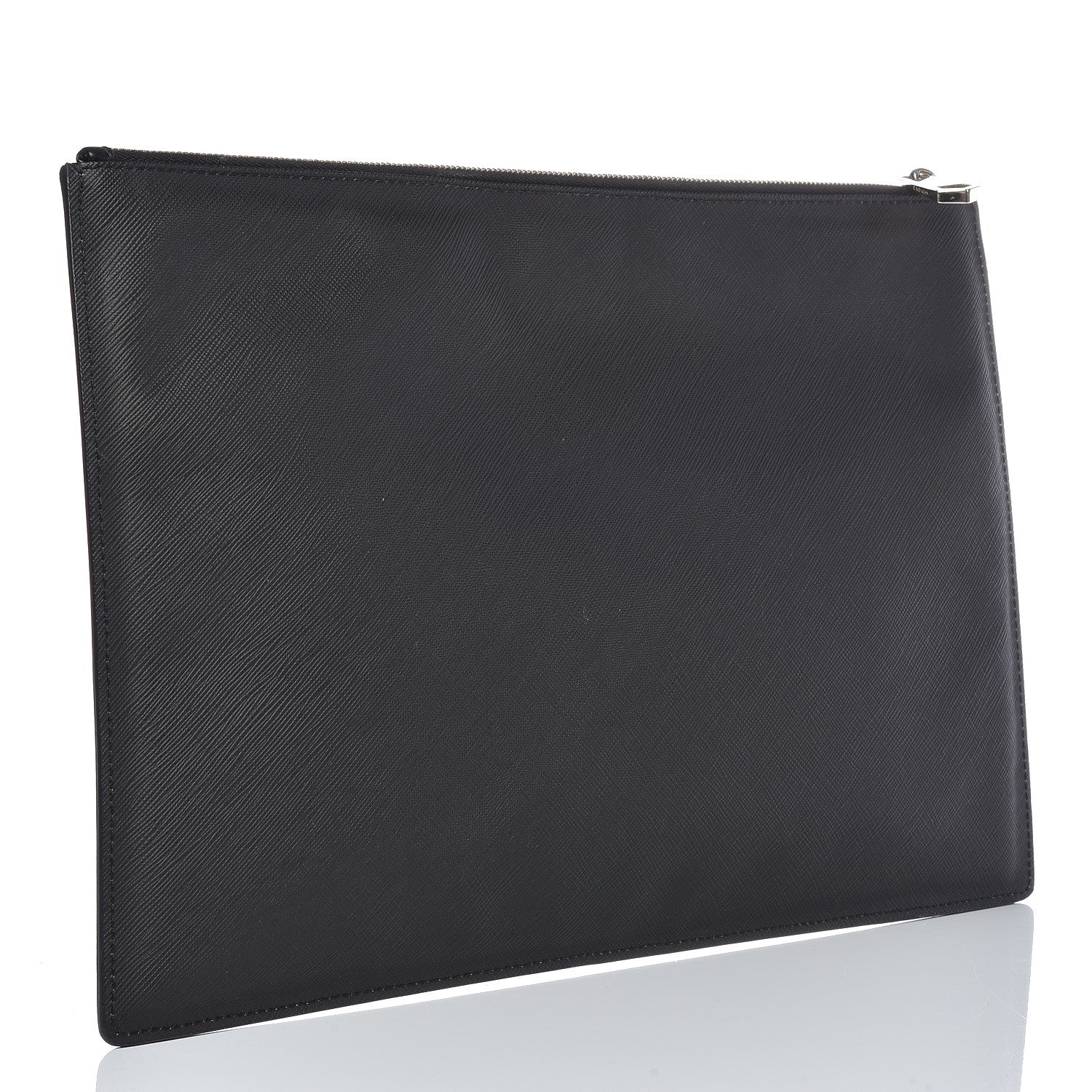 Givenchy Textured Coated Canvas Rottweiler Print Large Cosmetic Pouch Black 3 of 9