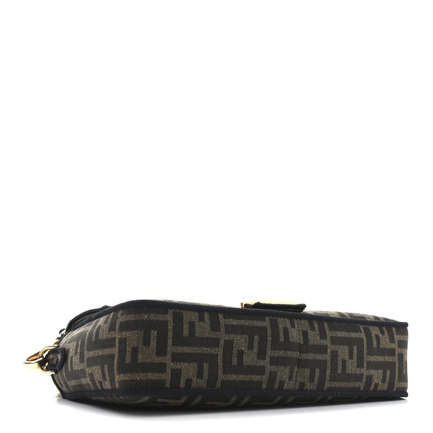 Fabric Jacquard FF 1974 Medium Baguette Tobacco Moro Black