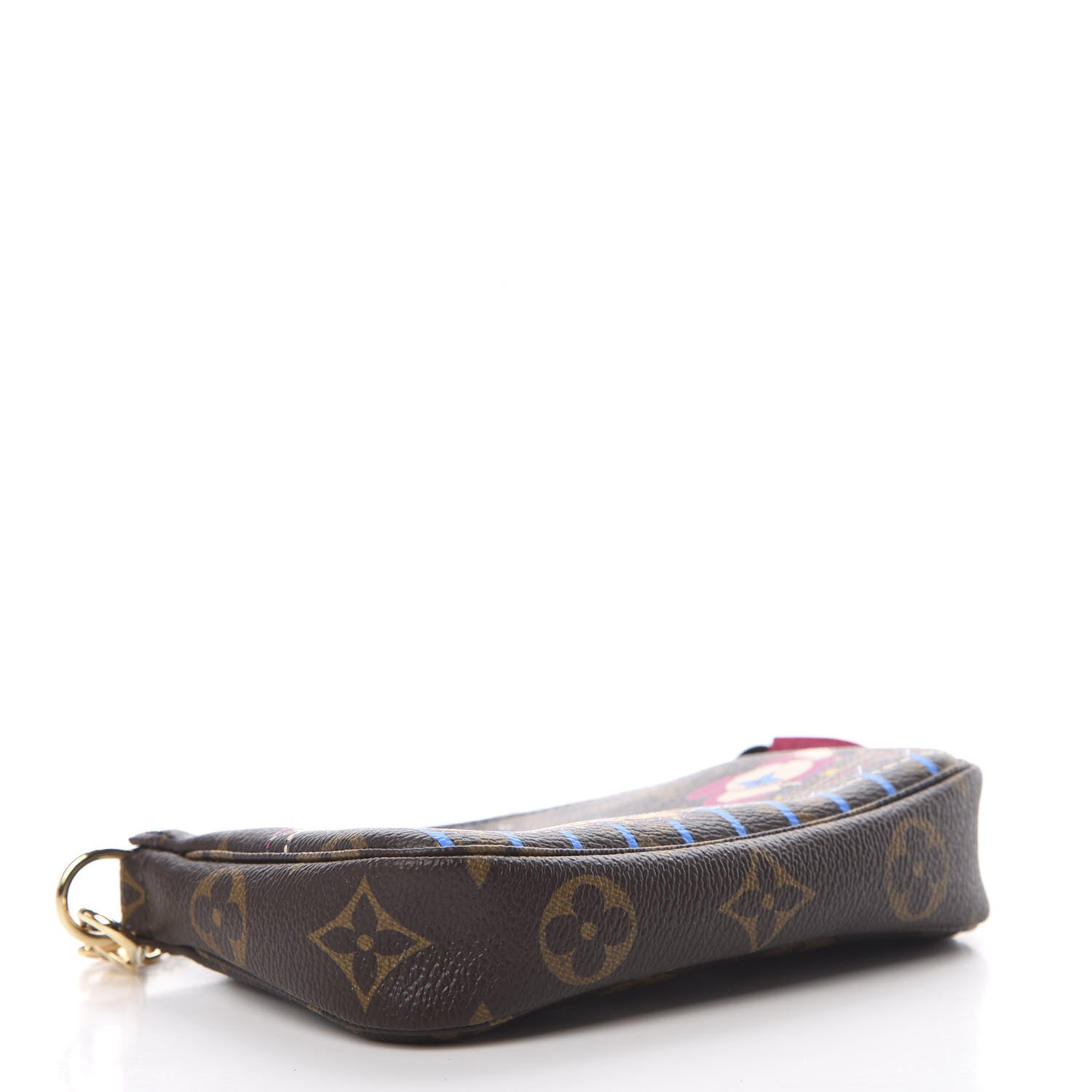 Louis Vuitton Monogram 2020 Christmas Animation Roller Coaster Mini Pochette Accessories Pivoine 3 of 7