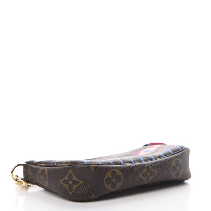 Louis Vuitton Monogram 2020 Christmas Animation Roller Coaster Mini Pochette Accessories Pivoine 3 of 7