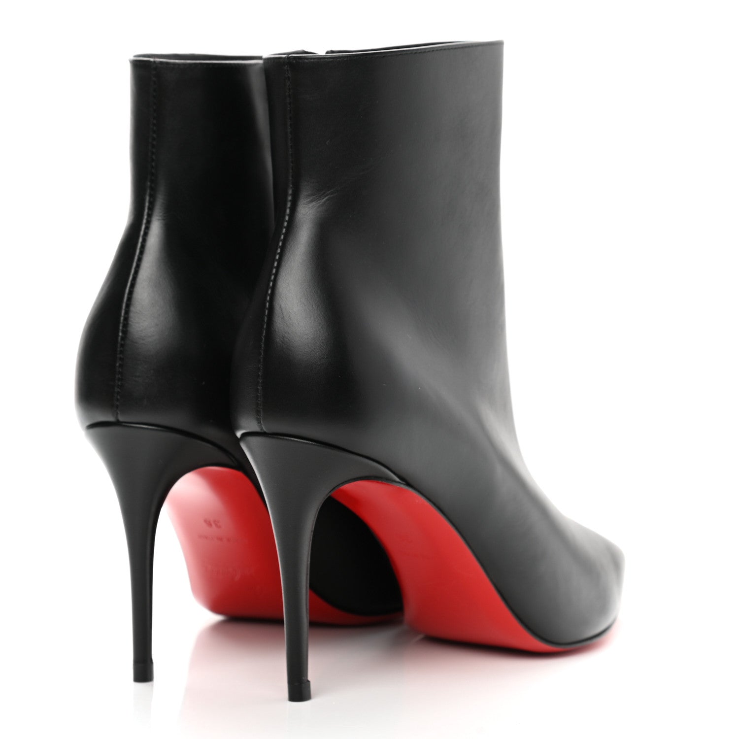 Christian Louboutin Calfskin So Kate Booty 85 Ankle Boots 36 Black 4 of 9