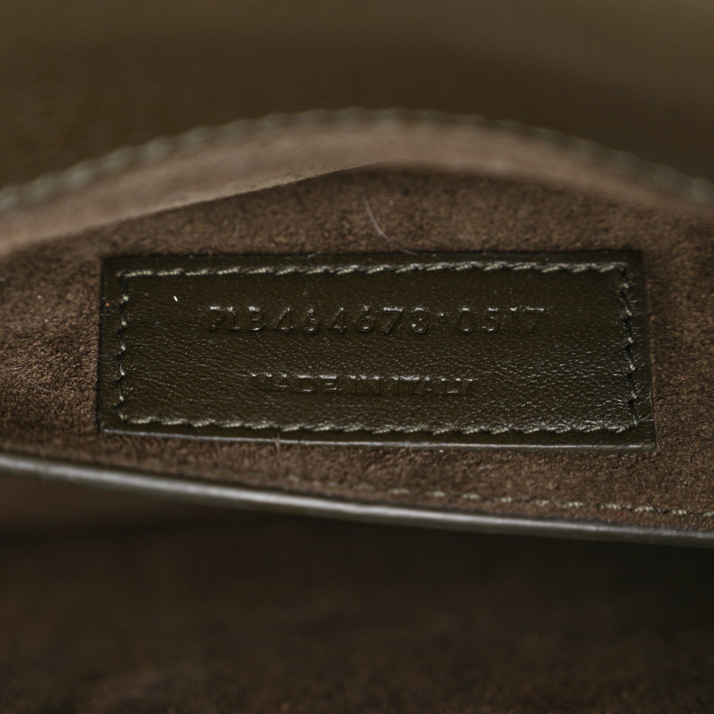 Grained Calfskin Medium Monogram Sunset Satchel Dark Green