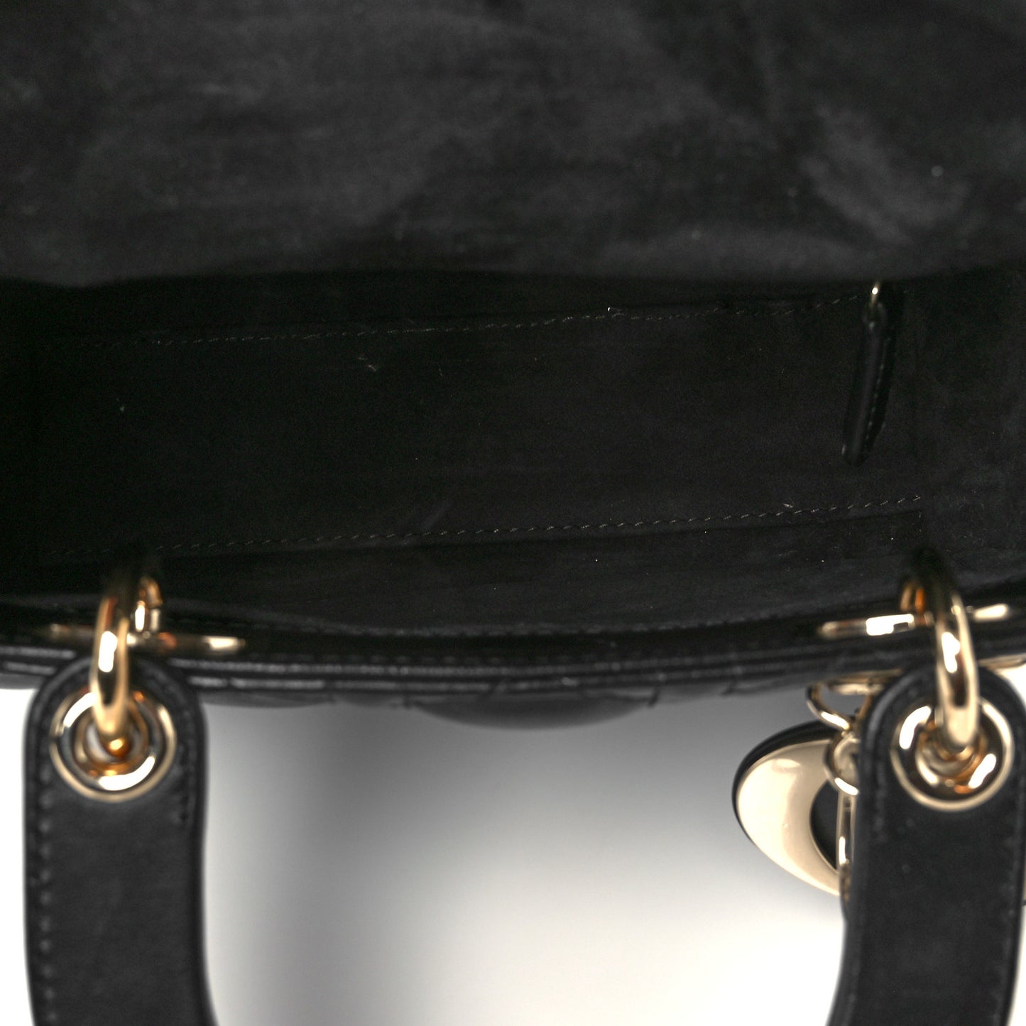 Lambskin Cannage Small My ABCDior Lady Dior Black