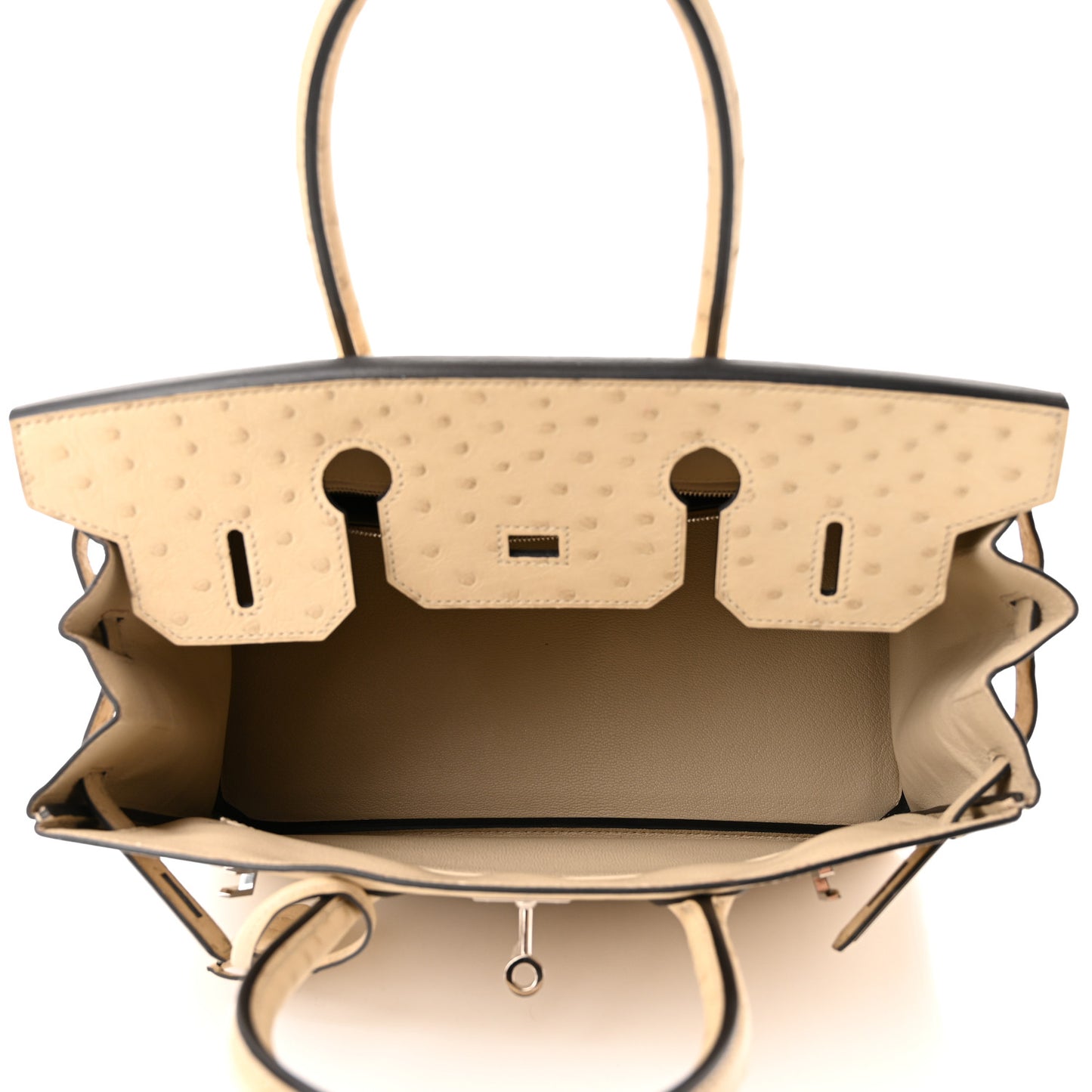 Ostrich Birkin 30 Parchemin