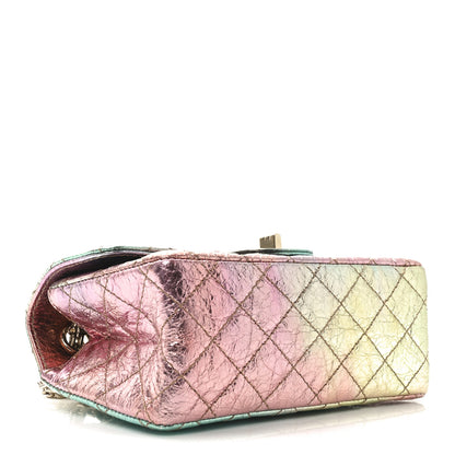 Chanel Metallic Goatskin Quilted Mini 2.55 Reissue Flap Multicolor 4 of 10