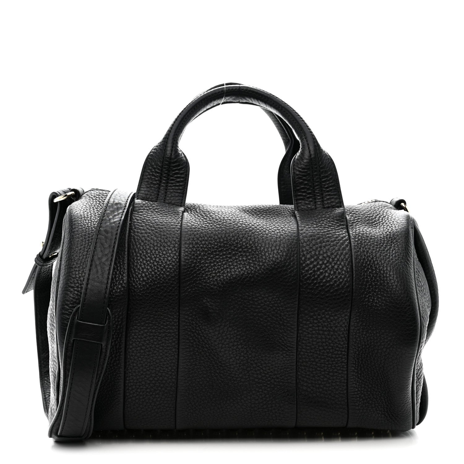 Alexander Wang Pebbled Lambskin Rocco Black Pale Gold Hardware 1 of 10