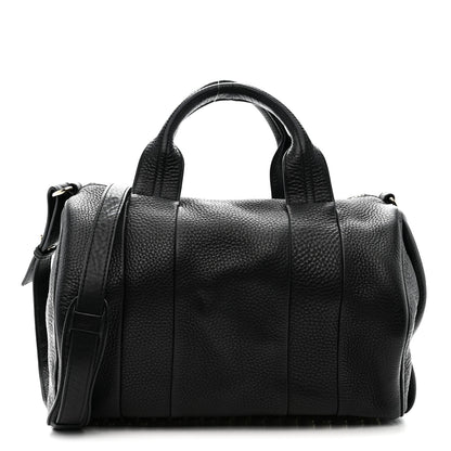 Alexander Wang Pebbled Lambskin Rocco Black Pale Gold Hardware 1 of 10