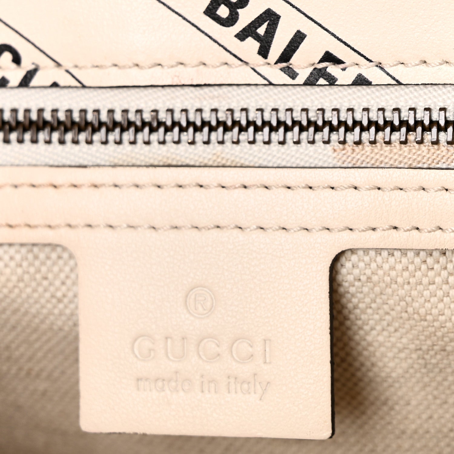 Gucci X BALENCIAGA Calfskin Matelasse Logo Print Small GG Marmont Shoulder Bag White 13 of 14