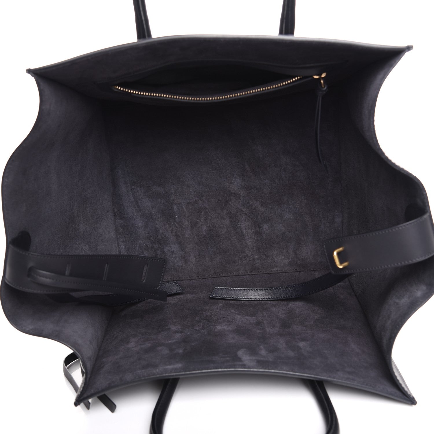 Celine Natural Calfskin Medium Phantom Luggage Navy Blue 5 of 8