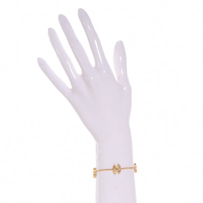 Chanel Crystal CC Chain Bracelet Gold 2 of 7