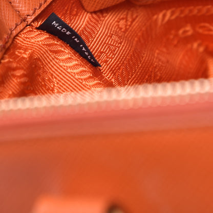 Prada Saffiano Medium Galleria Double Zip Tote Papaya 7 of 14