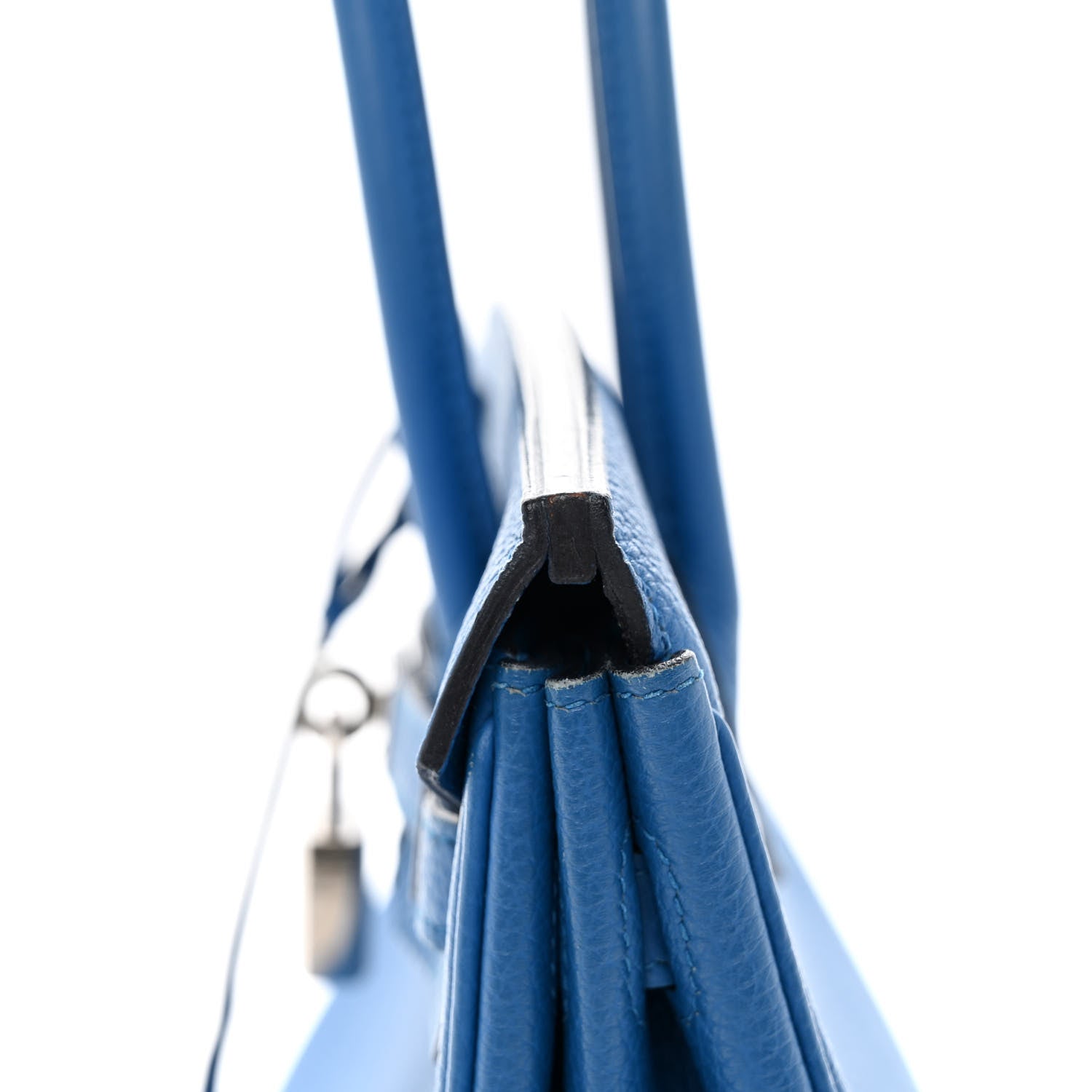 Hermes Togo Birkin 25 Bleu Zellige 12 of 15