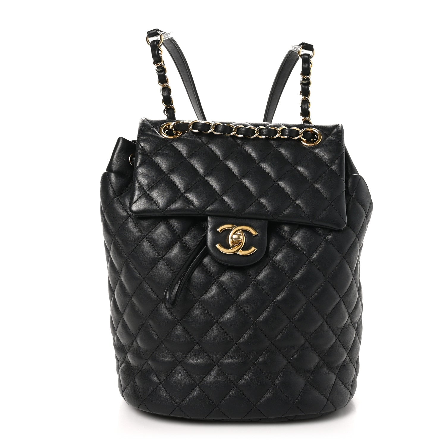 Chanel Lambskin Quilted Small Urban Spirit Backpack Black 1 of 10