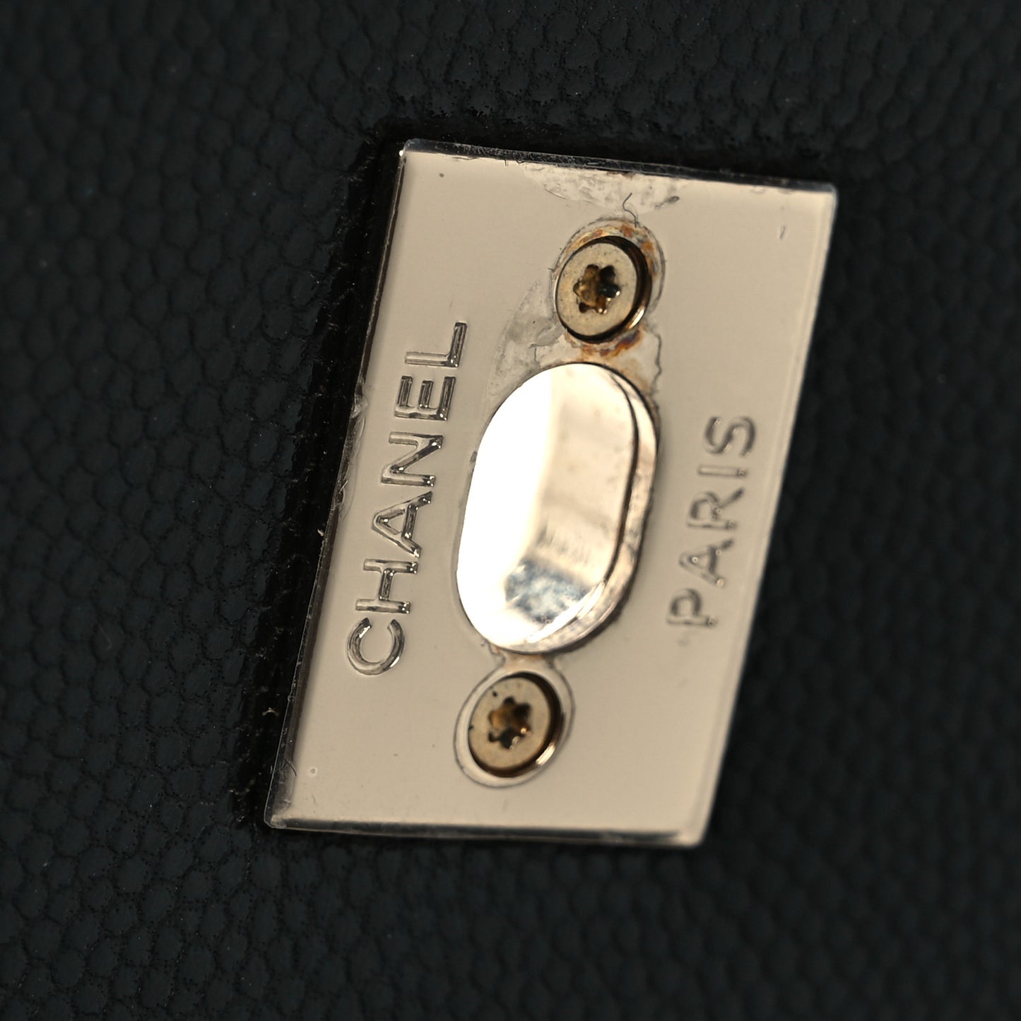 Caviar Quilted Small Coco Handle Flap Black