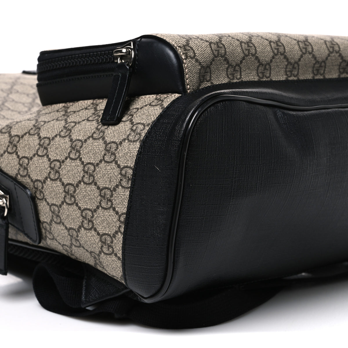 Gucci GG Supreme Monogram Medium Backpack Black 8 of 9
