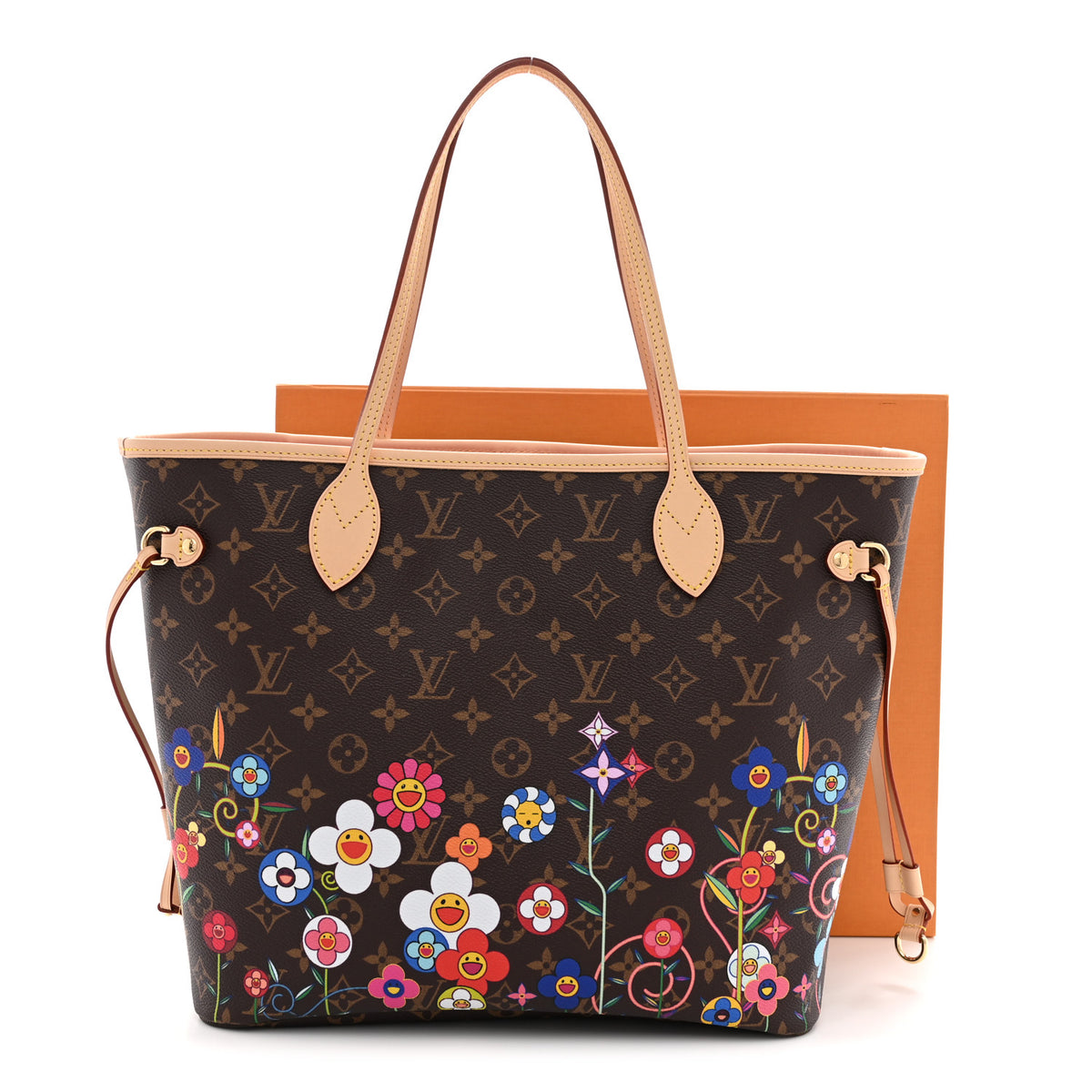 LV X TM Monogram Flowers Neverfull MM