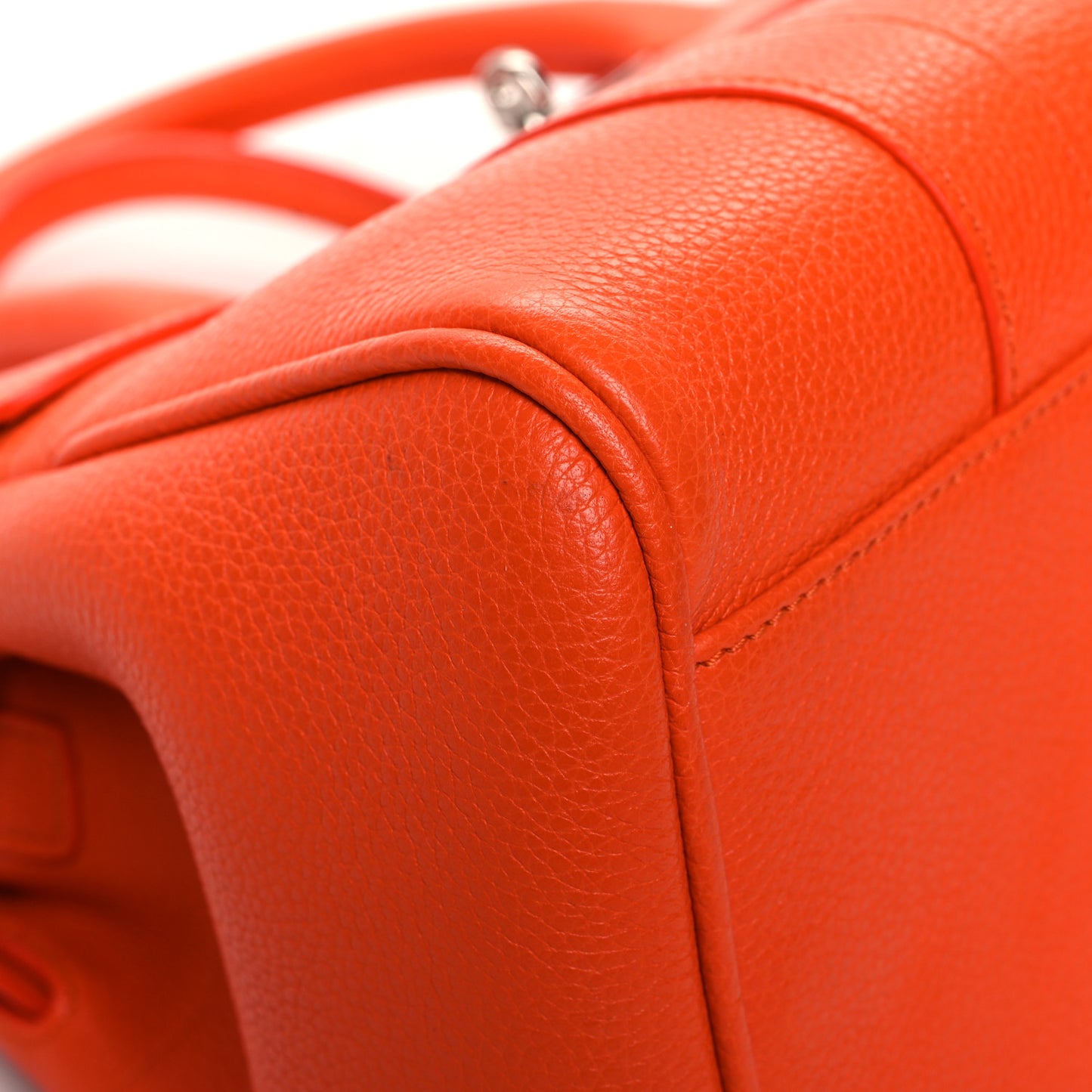 Classic Grain Small Bayswater Satchel Mandarin