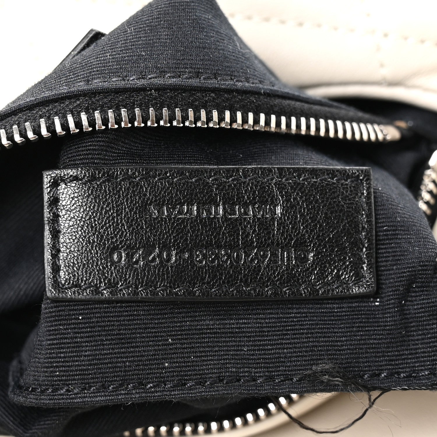 Saint Laurent Lambskin Quilted Toy Loulou Puffer Monogram Chain Satchel Crema Soft 7 of 10