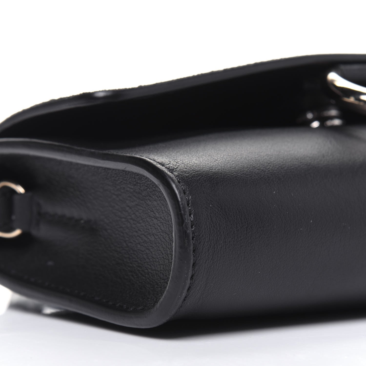 Chloe Suede Calfskin Mini Faye Shoulder Bag Black 9 of 12