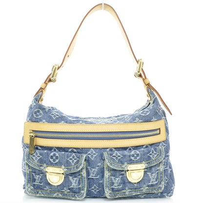 Louis Vuitton Denim Baggy PM Blue 1 of 8