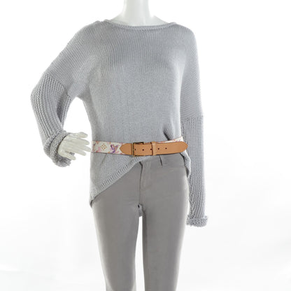 Louis Vuitton Monogram Watercolor Aquarelle Belt 90 36 White 2 of 9