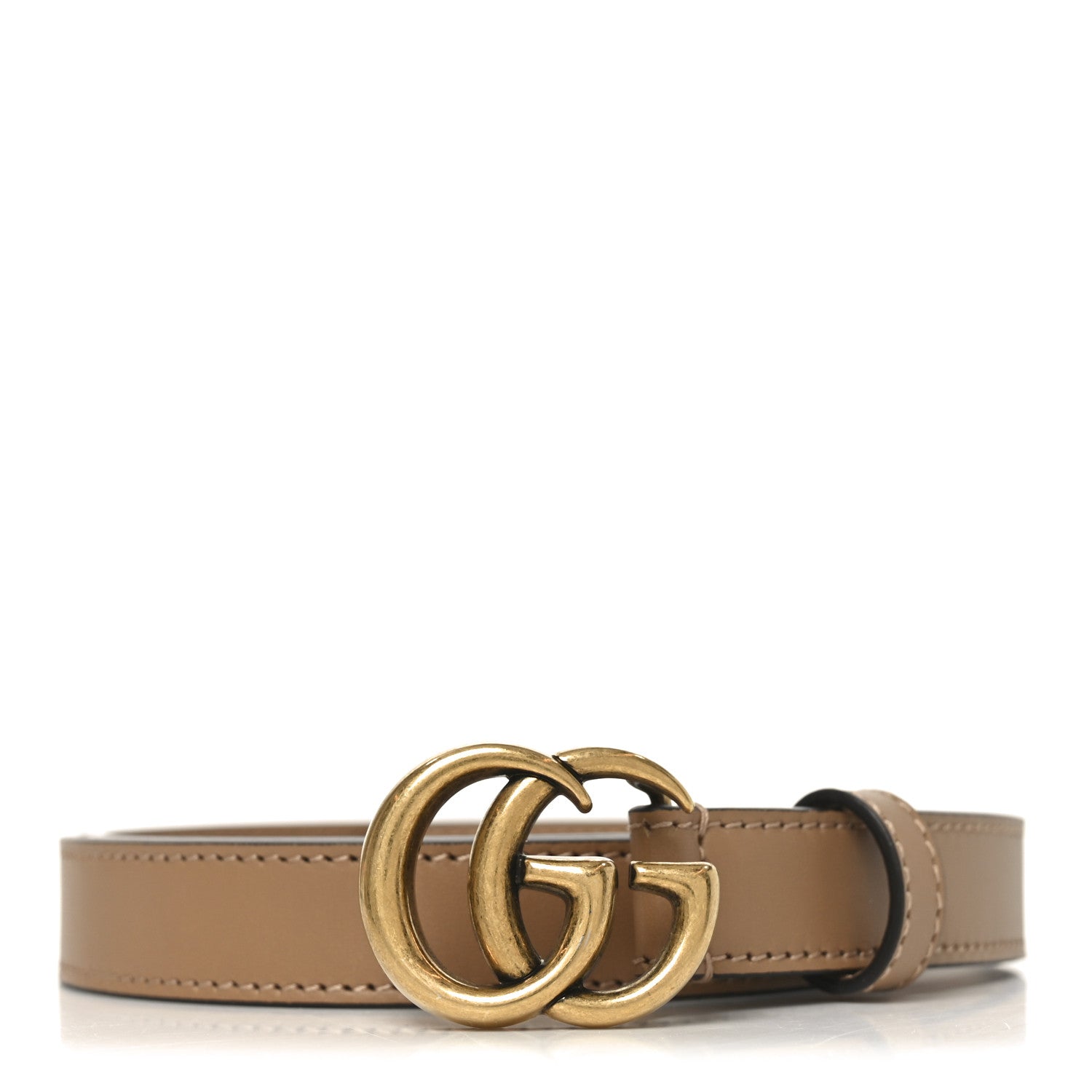 Gucci Calfskin Double G 20mm Belt 80 32 Porcelain Rose 1 of 4
