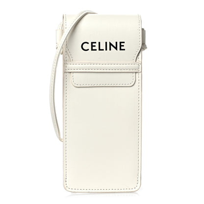 Celine Smooth Calfskin Sunglasses Pouch White 1 of 8
