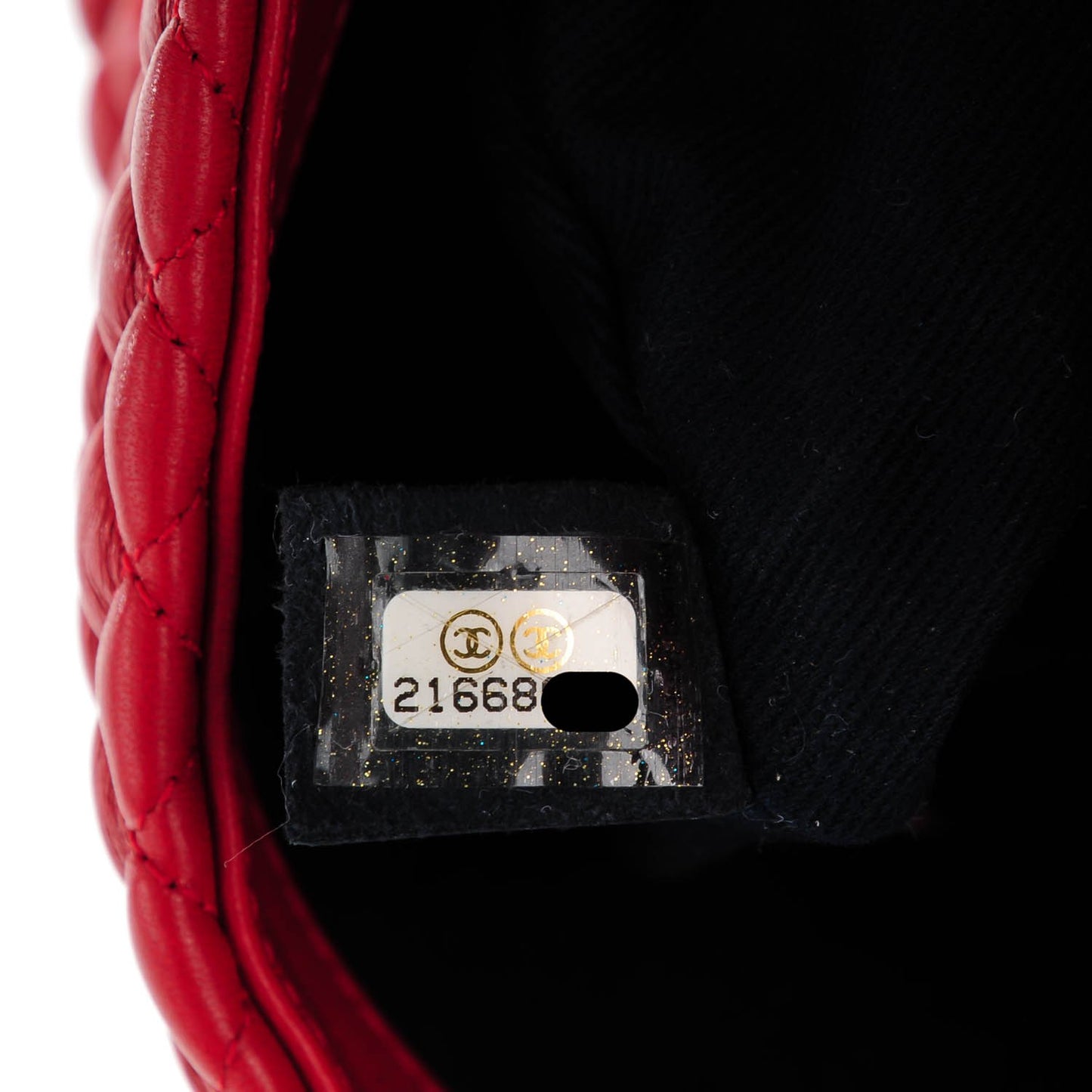Lambskin Quilted Small Flap Red