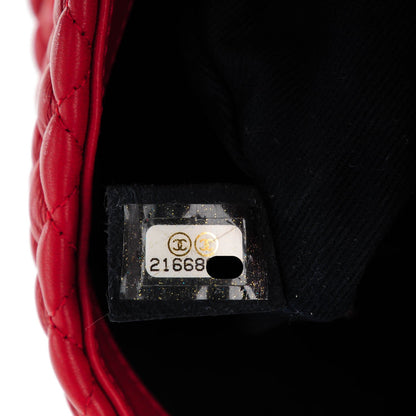 Chanel Lambskin Quilted Small Flap Red 8 of 8