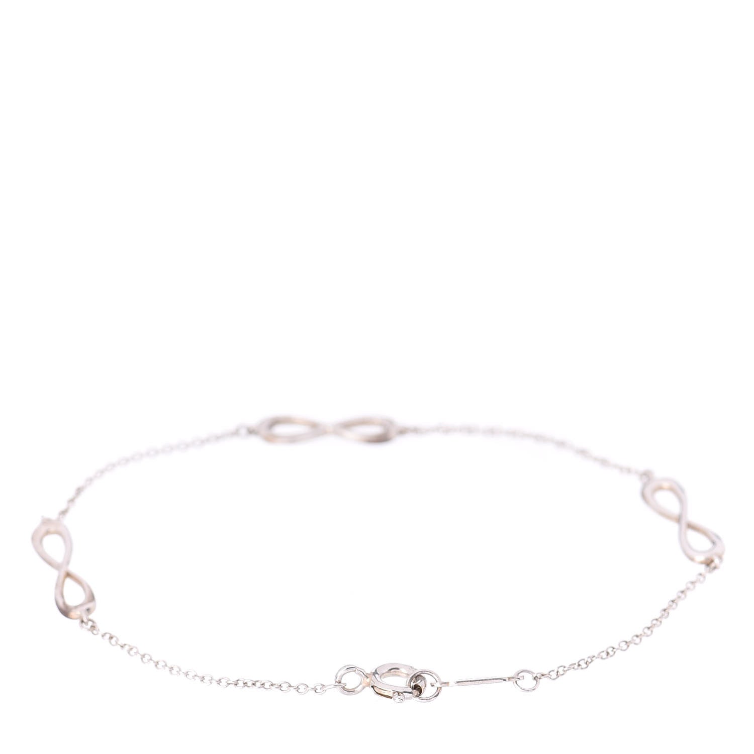 Tiffany Sterling Silver Infinity Endless Bracelet 3 of 4