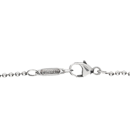 Tiffany Sterling Silver Graduated Ball Drop Necklace 4 of 4