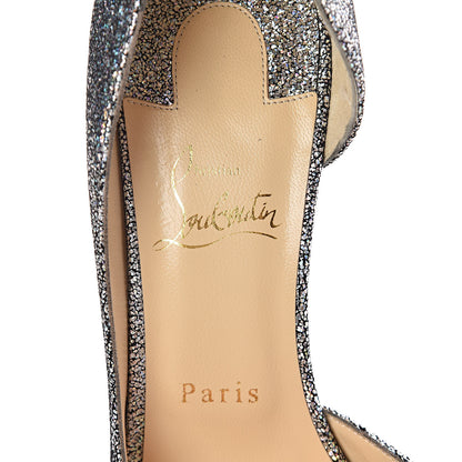 Christian Louboutin Nappa Mica Iriza 100 Pumps 39.5 Silver 8 of 10
