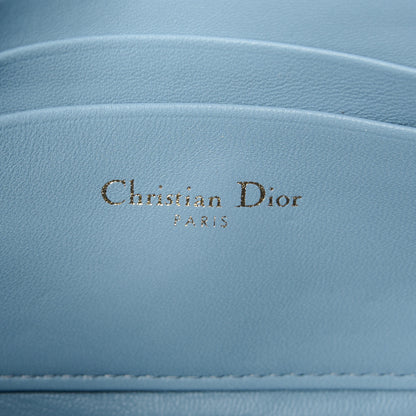 Christian Dior Calfskin Macrocannage Mini Caro Bag Cloud Blue 6 of 11