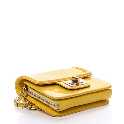 Chanel Patent Calfskin Mini Reissue Flap Yellow 3 of 17