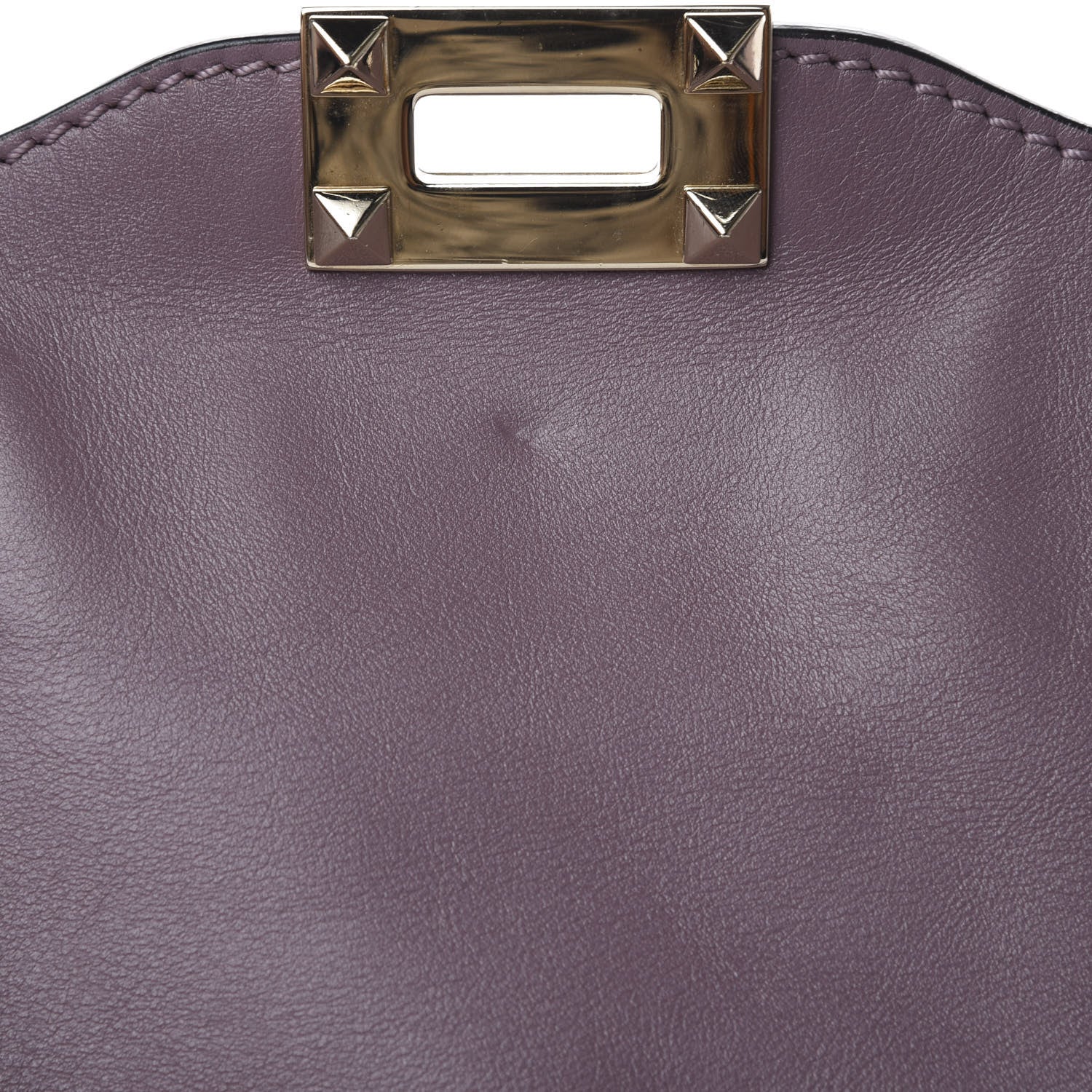 Valentino Garavani Vitello Medium Rockstud Tote Dark Mauve 9 of 11