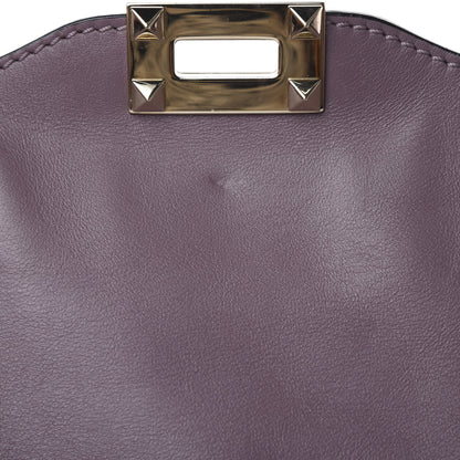 Valentino Garavani Vitello Medium Rockstud Tote Dark Mauve 9 of 11