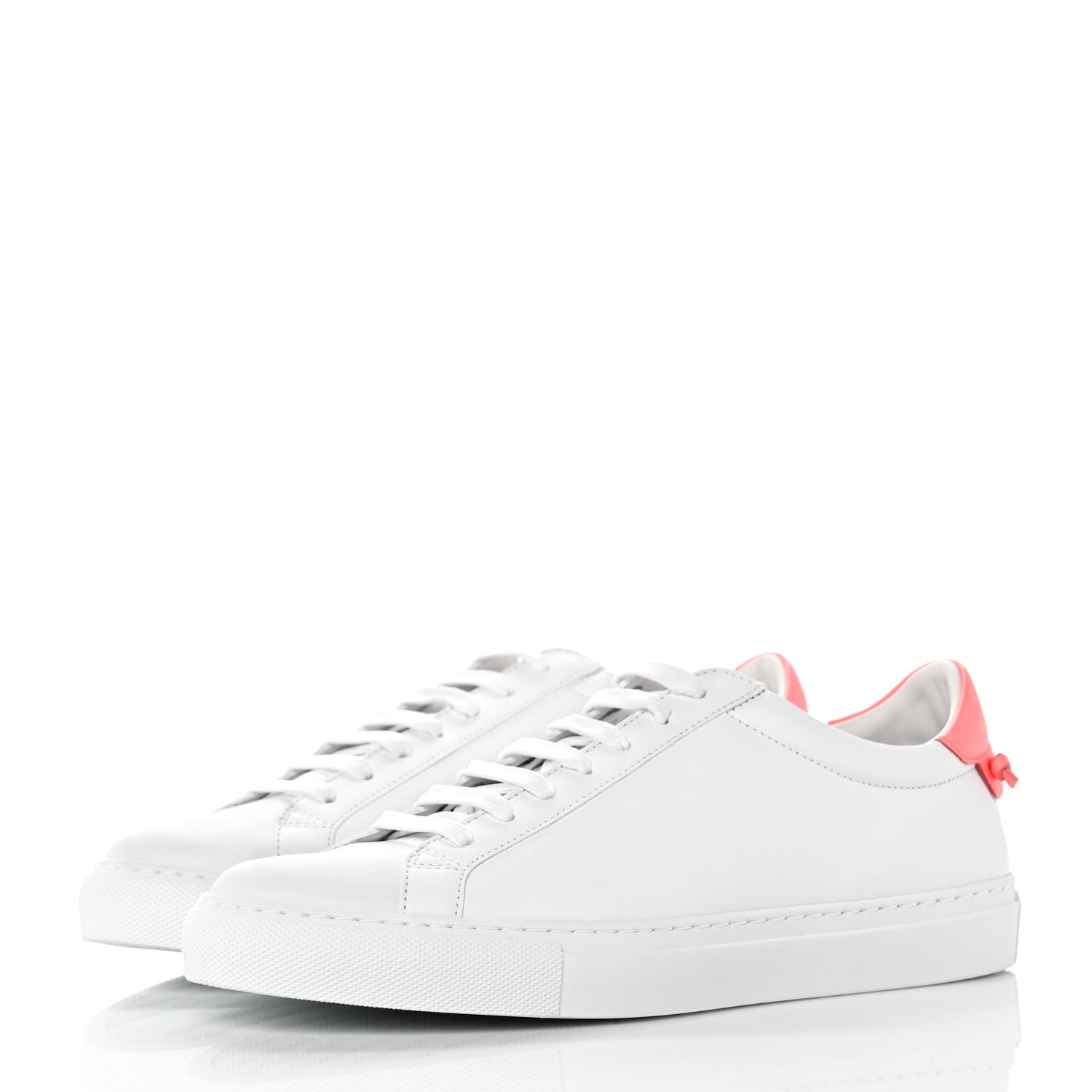 Givenchy Calfskin Womens Urban Street Sneakers 40 White Neon Pink 3 of 8