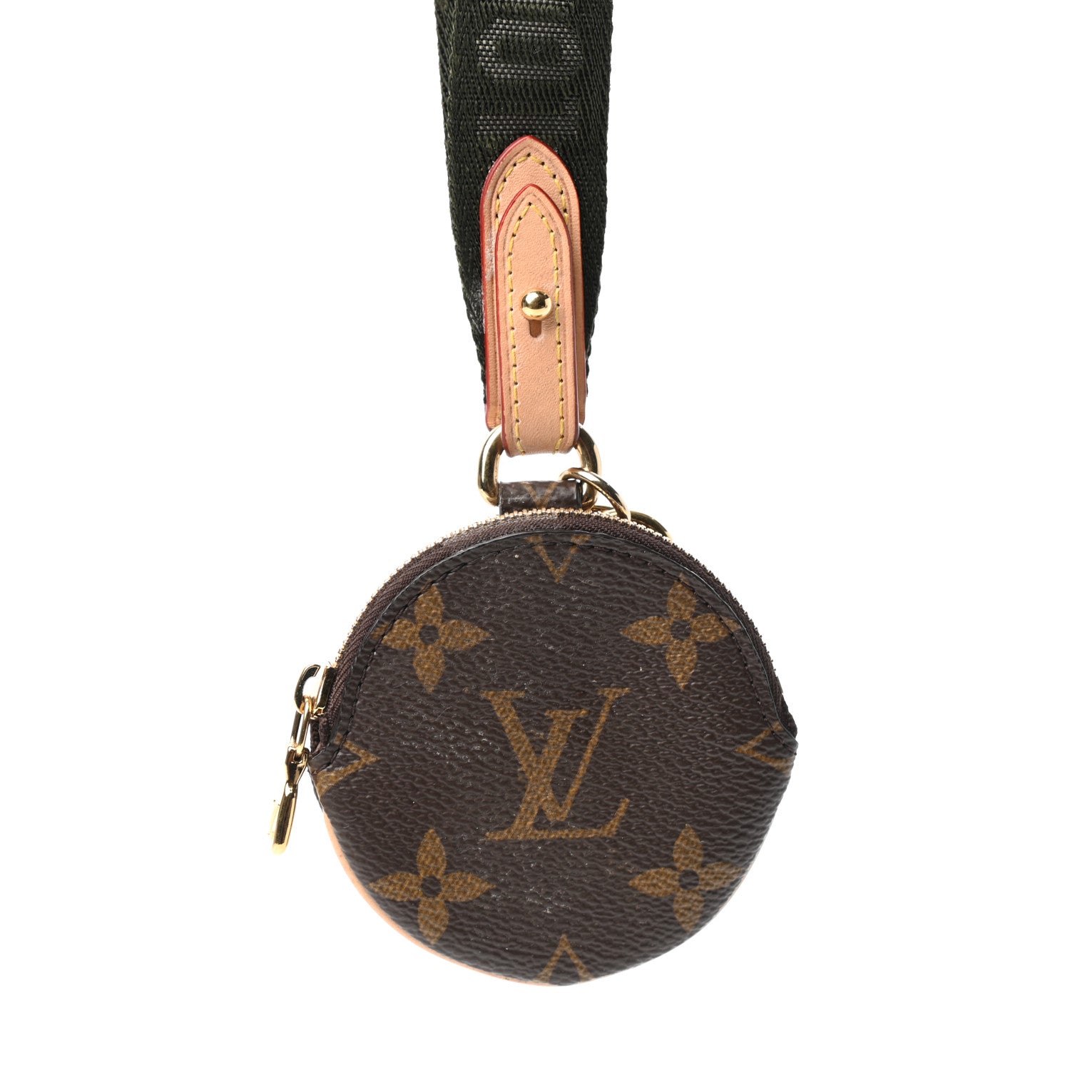Louis Vuitton Monogram Multi Pochette Accessories Lanyard Key Holder Kaki 4 of 6