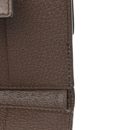 Gucci GG Supreme Monogram Web Ophidia French Flap Wallet Beige New Acero 10 of 12