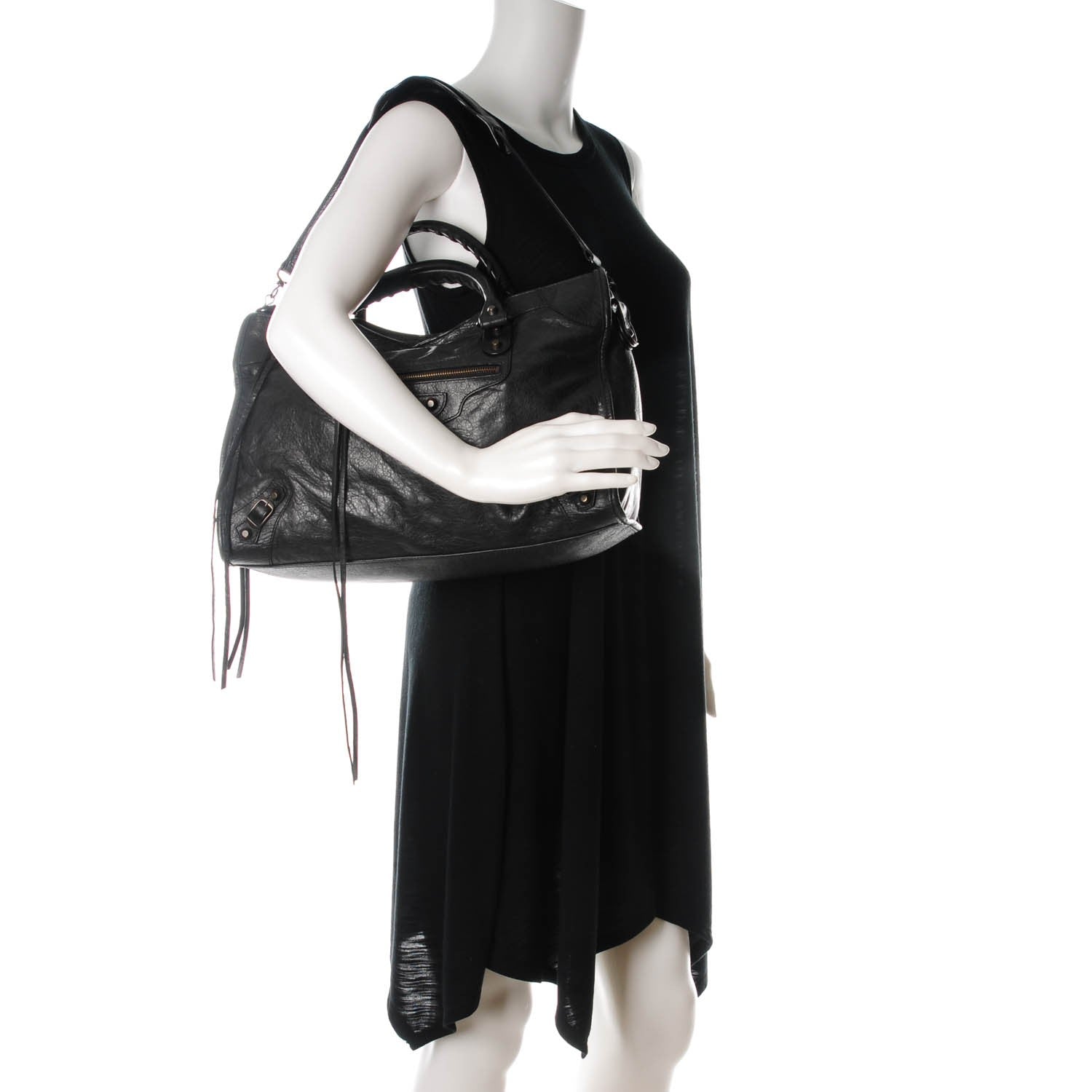 Balenciaga Agneau Classic Hardware City Black 2 of 8