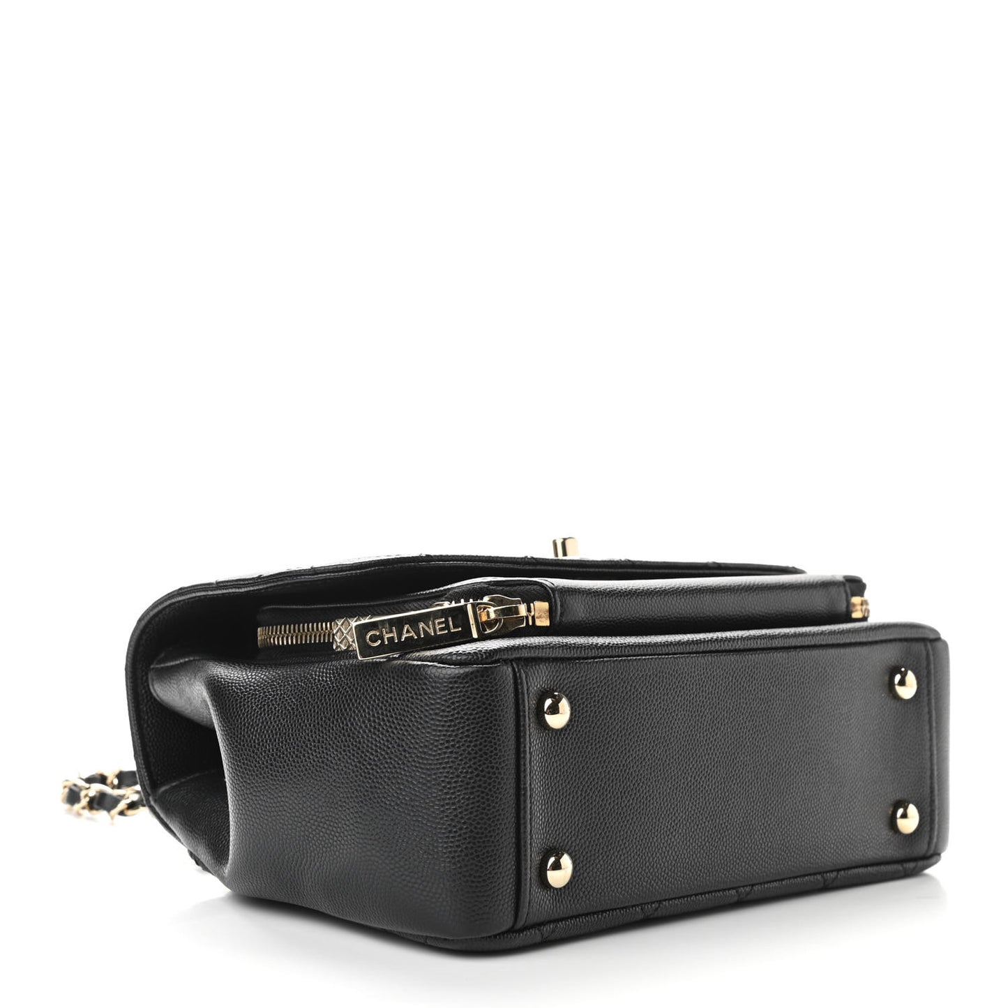 Caviar Quilted Medium Business Affinity Flap Black