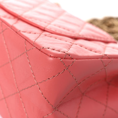 Chanel Aged Calfskin Quilted 2.55 Reissue Mini Flap Coral 11 of 12