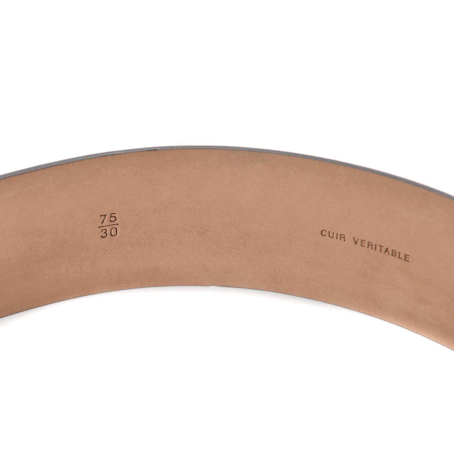 Calfskin CC Belt 75 30 Black