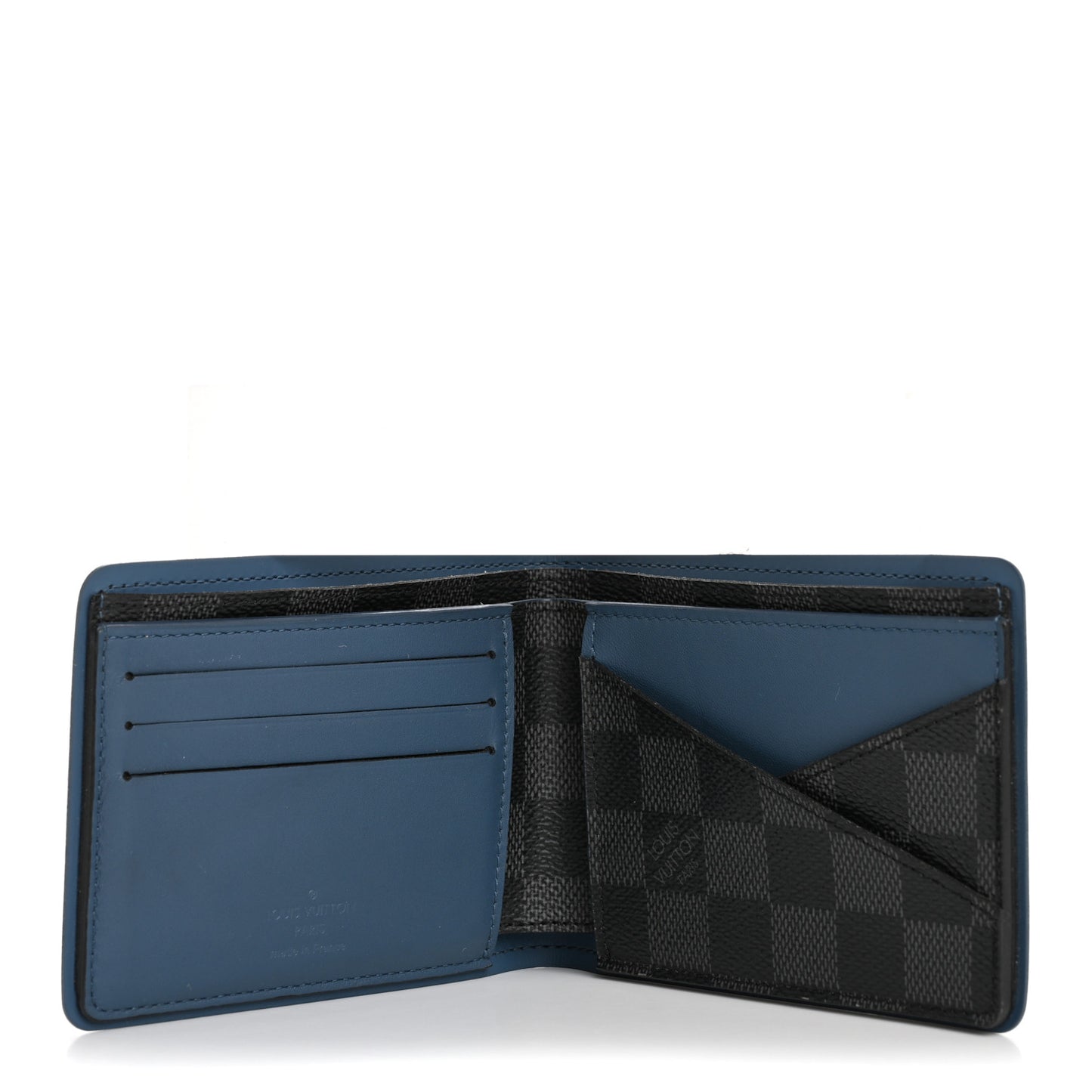 Damier Graphite Slender Wallet Blue