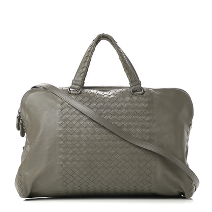 Bottega Veneta Calfskin Intrecciato Large Leggero Tote Kaki Fondente 1 of 14